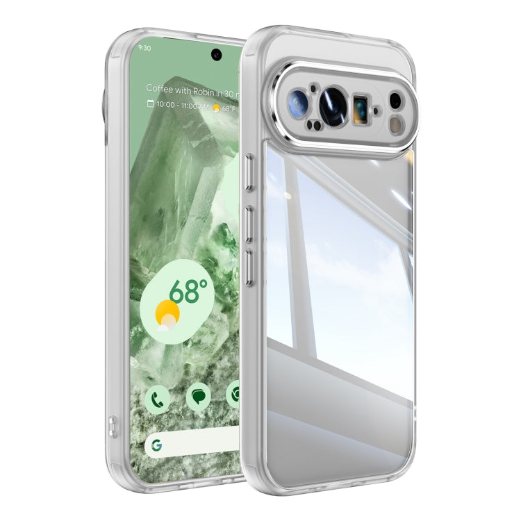 For Google Pixel 9 Pro XL Acrylic Hybrid TPU Armor Shockproof Phone Case(Transparent) - Google Cases by buy2fix | Online Shopping UK | buy2fix