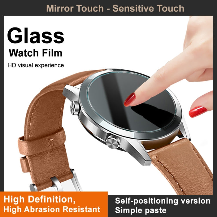 For Garmin Forerunner 955 IMAK Tempered Glass Watch Protective Film Self-contained Positioning Version - Screen Protector by imak | Online Shopping UK | buy2fix