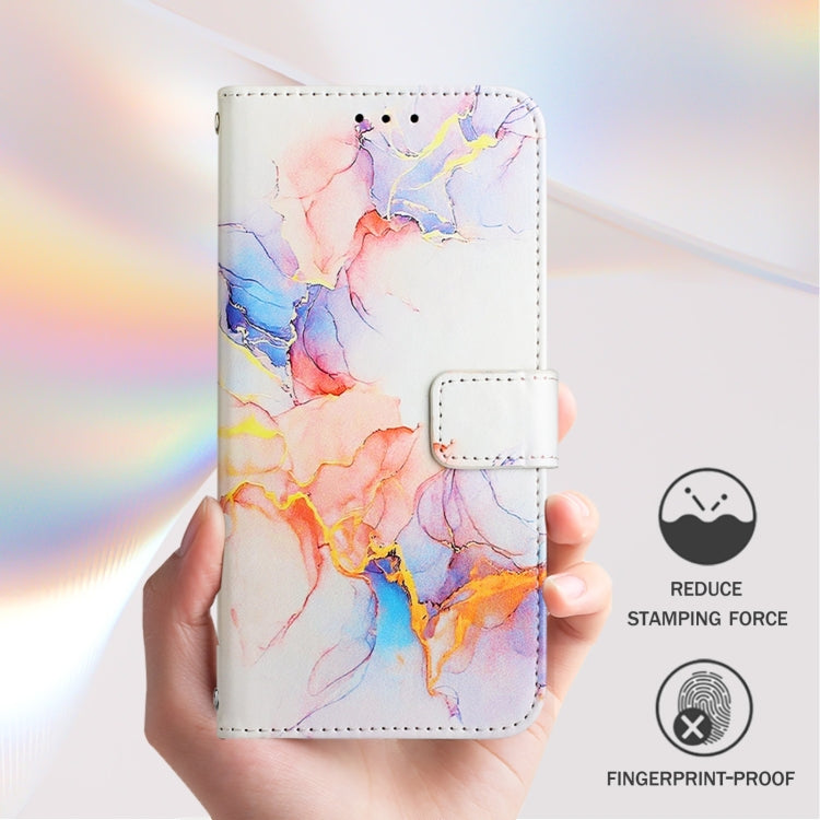 For Google Pixel 9 Pro XL PT003 Marble Pattern Flip Leather Phone Case(Galaxy Marble White) - Google Cases by buy2fix | Online Shopping UK | buy2fix