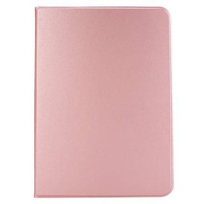 For iPad Air 13 2024 Stretch Voltage Plain Leather Smart Tablet Case(Rose Gold) - iPad Air 13 2024 Cases by buy2fix | Online Shopping UK | buy2fix