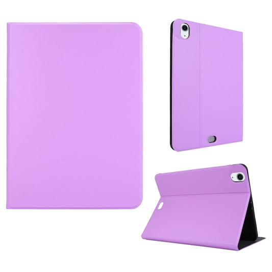 For iPad Air 13 2024 Stretch Voltage Plain Leather Smart Tablet Case(Purple) - iPad Air 13 2024 Cases by buy2fix | Online Shopping UK | buy2fix