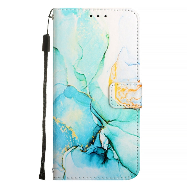 For Xiaomi Redmi K70 / K70 Pro PT003 Marble Pattern Flip Leather Phone Case(Green) - K70 Cases by buy2fix | Online Shopping UK | buy2fix