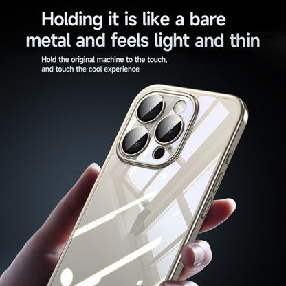 For iPhone 15 Pro Max SULADA Electroplating Frosted PC + TPU Shockproof Phone Case(Silver) - iPhone 15 Pro Max Cases by SULADA | Online Shopping UK | buy2fix