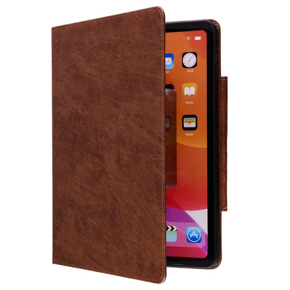 For iPad Pro 11 2024 Cat Buckle Leather Smart Tablet Case(Brown) - iPad Pro 11 2024 Cases by buy2fix | Online Shopping UK | buy2fix