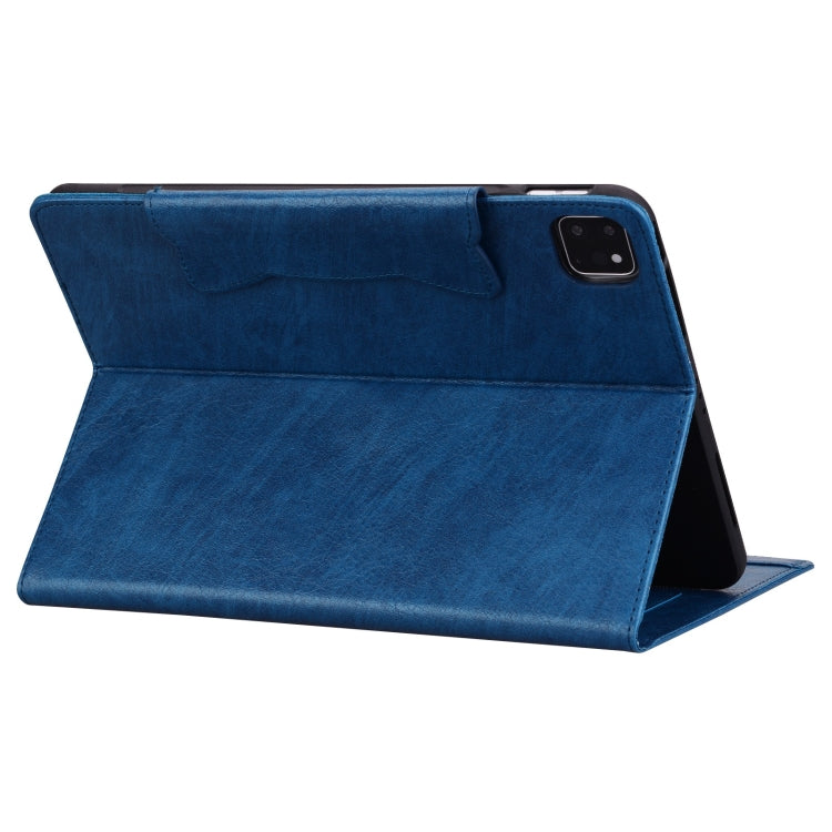 For iPad Pro 11 2024 Cat Buckle Leather Smart Tablet Case(Royal Blue) - iPad Pro 11 2024 Cases by buy2fix | Online Shopping UK | buy2fix