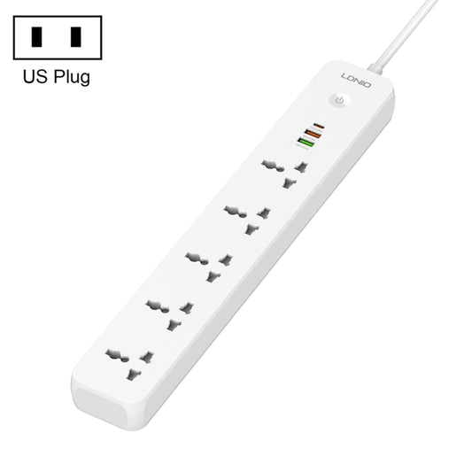 LDNIO SC5319 5-position Travel Home Office Socket with 38W USB Ports, Cable Length: 2m(US Plug) - Extension Socket by LDNIO | Online Shopping UK | buy2fix