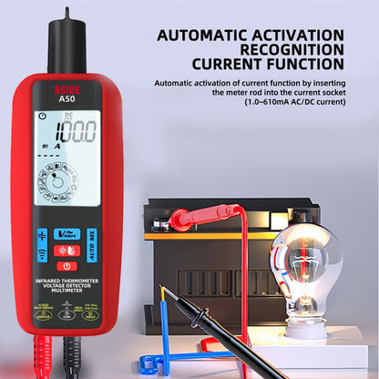 BSIDE A50 Infrared Temperature Test Digital Multimeter - Digital Multimeter by BSIDE | Online Shopping UK | buy2fix