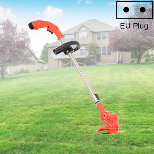 12V 2000mAh Household Portable Rechargeable Electric Lawn Mower Weeder, Plug Type:EU Plug(Red) - Lawn Mower, Saws & Accessories by buy2fix | Online Shopping UK | buy2fix