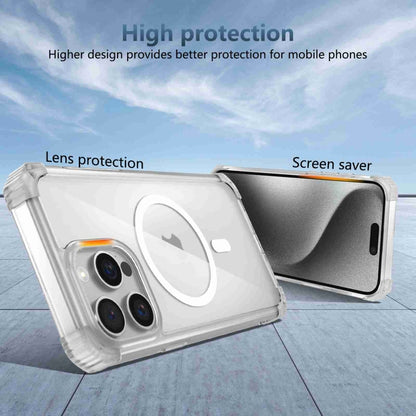 For iPhone 12 Pro Max Transparent MagSafe Magnetic Phone Case(Transparent) - iPhone 12 Pro Max Cases by buy2fix | Online Shopping UK | buy2fix