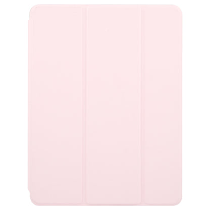 For iPad Pro 11 2024 GEBEI Acrylic TPU 3-folding Rotating Smart Tablet Leather Case withh Pen Slot(Pink) - iPad Pro 11 2024 Cases by GEBEI | Online Shopping UK | buy2fix