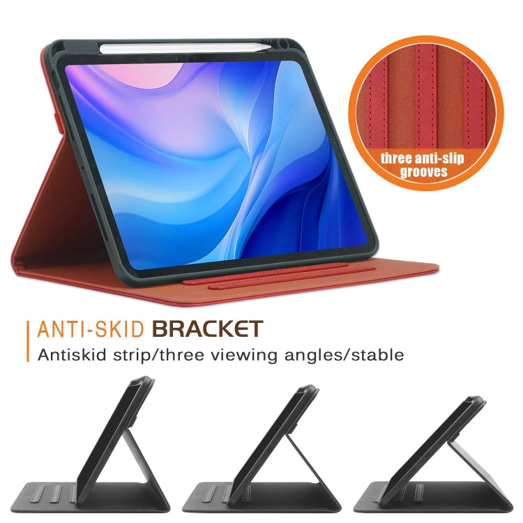 For iPad Pro 11 2024 Front Stand Smart TPU Leather Tablet Case(Red) - iPad Pro 11 2024 Cases by buy2fix | Online Shopping UK | buy2fix