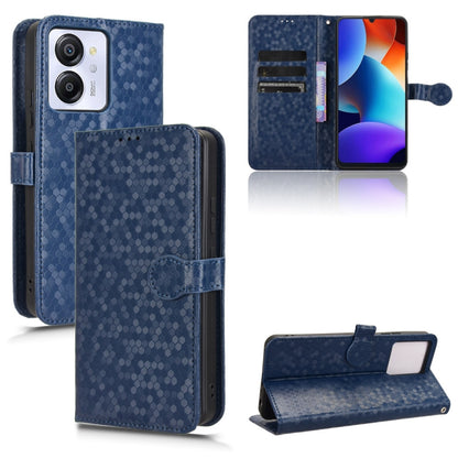 For Blackview Oscal Modern 8 / Color 8 Honeycomb Dot Texture Leather Phone Case(Blue) - More Brand by buy2fix | Online Shopping UK | buy2fix