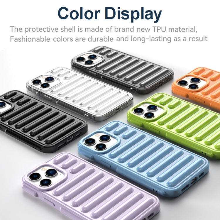 For iPhone 16 Plus Capsule Series Candy Color TPU Phone Case(Black) - iPhone 16 Plus Cases by buy2fix | Online Shopping UK | buy2fix