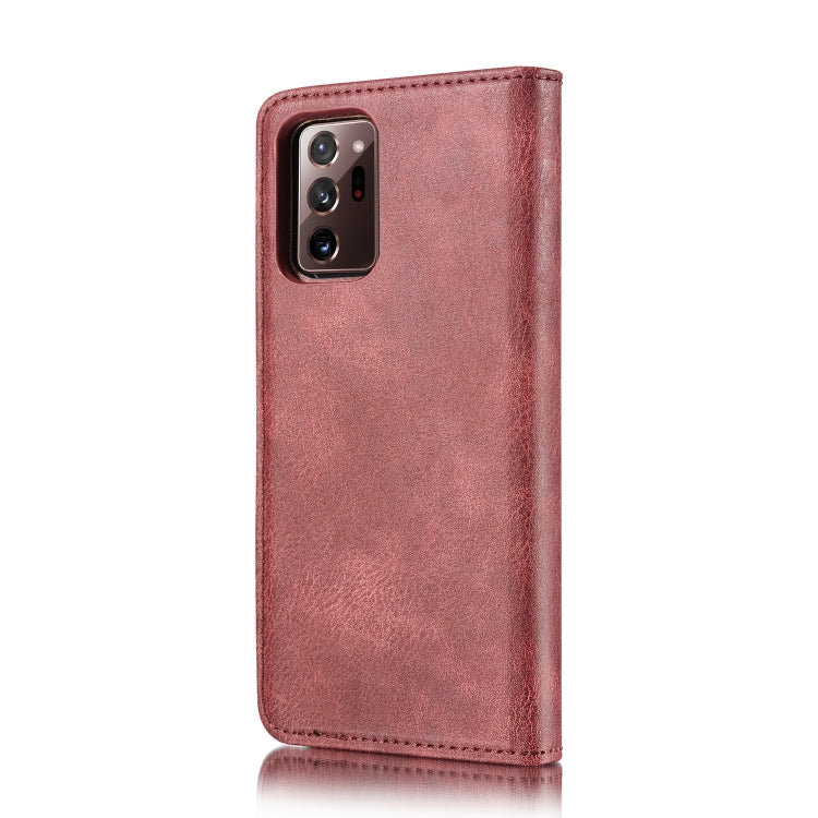 For Samsung Galaxy Note20 Ultra DG.MING Crazy Horse Texture Flip Detachable Magnetic Leather Case with Holder & Card Slots & Wallet(Red) - Galaxy Note20 Ultra Cases by DG.MING | Online Shopping UK | buy2fix