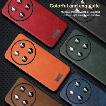 For Honor 200 Pro SULADA Shockproof TPU + Handmade Leather Phone Case(Orange) - Honor Cases by SULADA | Online Shopping UK | buy2fix