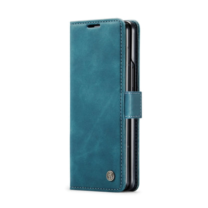 For Samsung Galaxy Z Fold6 5G CaseMe 013 Multifunctional Horizontal Flip Leather Phone Case(Blue) - Galaxy Z Fold6 5G Cases by CaseMe | Online Shopping UK | buy2fix