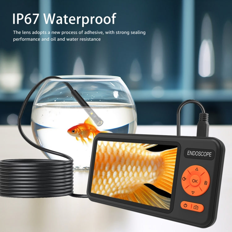 T29 5 inch IPS Screen 7.9mm Dual Lens IP67 Waterproof Industrial Endoscope With Bracket, Length:3.5m -  by buy2fix | Online Shopping UK | buy2fix