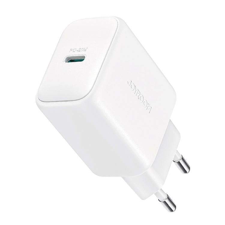 JOYROOM JR-TCF20 PD20W USB-C / Type-C Port Charger, Plug:EU Plug(White) - USB Charger by JOYROOM | Online Shopping UK | buy2fix