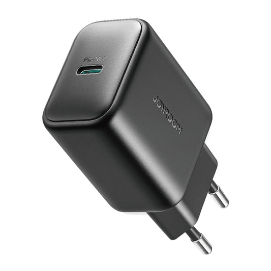 JOYROOM JR-TCF20 PD20W USB-C / Type-C Port Charger, Plug:EU Plug(Black) - USB Charger by JOYROOM | Online Shopping UK | buy2fix