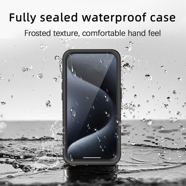 For iPhone 15 Pro Max RedPepper Shockproof IP68 Waterproof PC + TPU Protective Case(Black) - iPhone 15 Pro Max Cases by RedPepper | Online Shopping UK | buy2fix