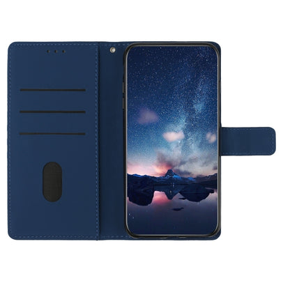 For Samsung Galaxy S25 Ultra 5G Diamond Embossed Skin Feel Leather Phone Case(Dark Blue) - Galaxy S25 Ultra 5G Cases by buy2fix | Online Shopping UK | buy2fix