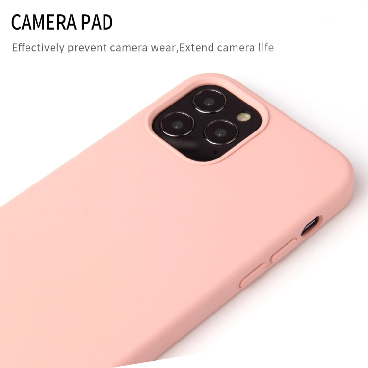 For iPhone 16 Pro Max Liquid Silicone Phone Case(Sand Pink) - iPhone 16 Pro Max Cases by buy2fix | Online Shopping UK | buy2fix