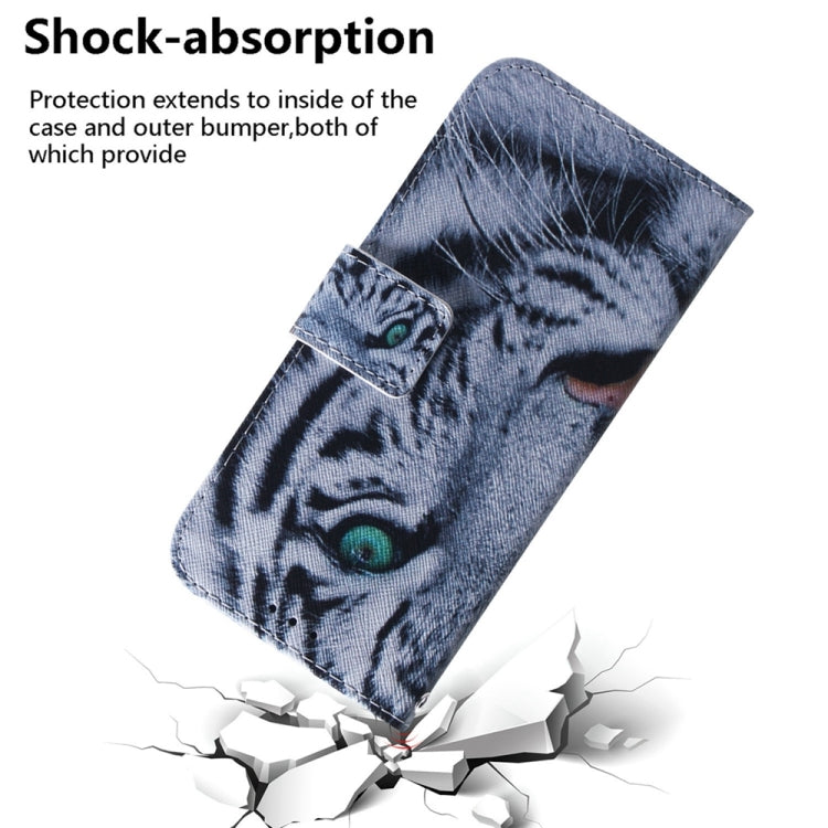 For Samsung Galaxy S25 Ultra 5G Coloured Drawing Flip Leather Phone Case(Tiger) - Galaxy S25 Ultra 5G Cases by buy2fix | Online Shopping UK | buy2fix