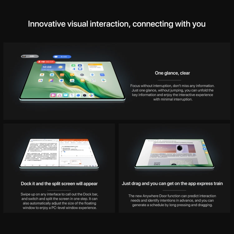 Honor MagicPad2 WiFi Tablet PC, 16GB+512GB, 12.3 inch MagicOS 8.0.1 Qualcomm Snapdragon 8s Gen 3 Octa Core(Black) - Huawei by Huawei | Online Shopping UK | buy2fix
