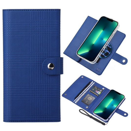 For iPhone 13 Pro Max ViLi GHB-C Series RFID MagSafe Magnetic Flip Leather Phone Case(Blue) - iPhone 13 Pro Max Cases by ViLi | Online Shopping UK | buy2fix