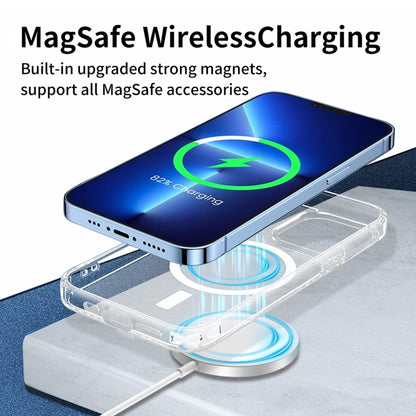 For iPhone 16 Pro Max ViLi MAG-C Series MagSafe Magnetic PC + TPU Phone Case(Transparent) - iPhone 16 Pro Max Cases by ViLi | Online Shopping UK | buy2fix