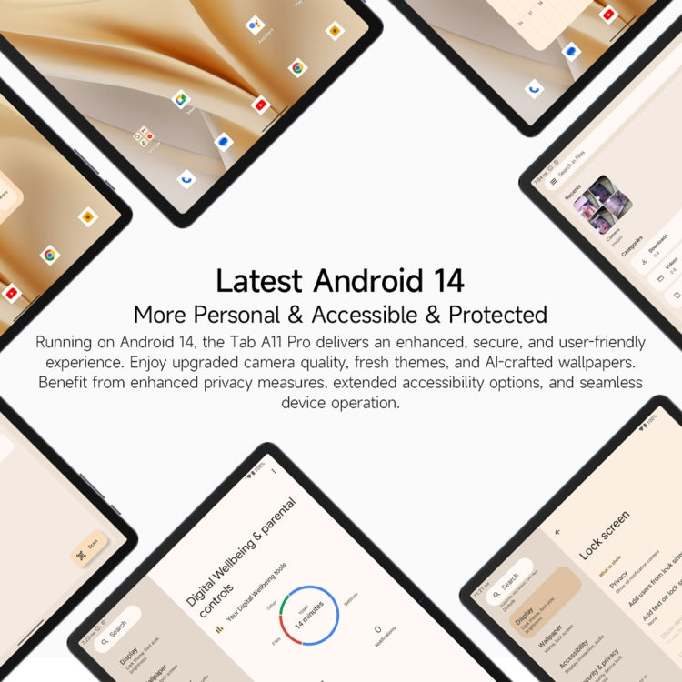 Ulefone Tab A11 Pro Tablet PC, 8GB+256GB, 11 inch Android 14 MediaTek Helio G99 Octa Core 4G Network, EU Plug(Space Gray) - Other by Ulefone | Online Shopping UK | buy2fix