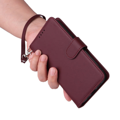 For Redmi K70 / K70 Pro BETOPNICE BN-005 2 in 1 Detachable Imitate Genuine Leather Phone Case(Wine Red) - K70 Pro Cases by BETOPNICE | Online Shopping UK | buy2fix