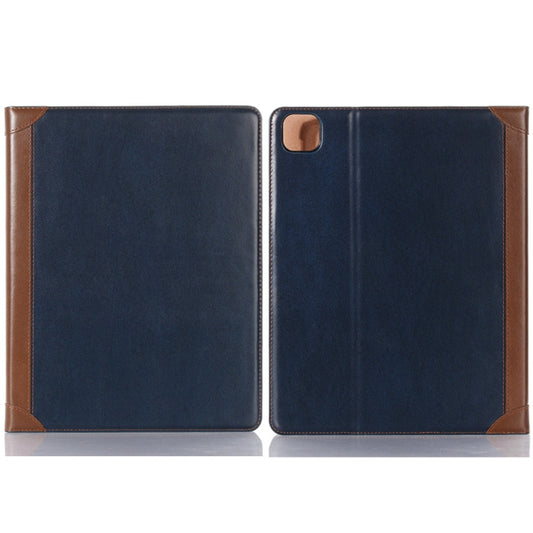 For iPad Pro 13 2024 Book Style Stitching Leather Tablet Case(Blue) - iPad Pro 13 2024 Cases by buy2fix | Online Shopping UK | buy2fix