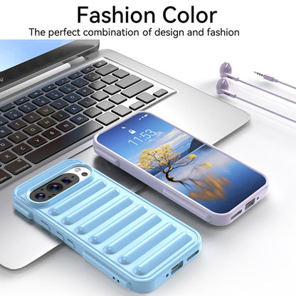 For Google Pixel 9 Capsule Series Candy Color TPU Phone Case(Blue) - Google Cases by buy2fix | Online Shopping UK | buy2fix