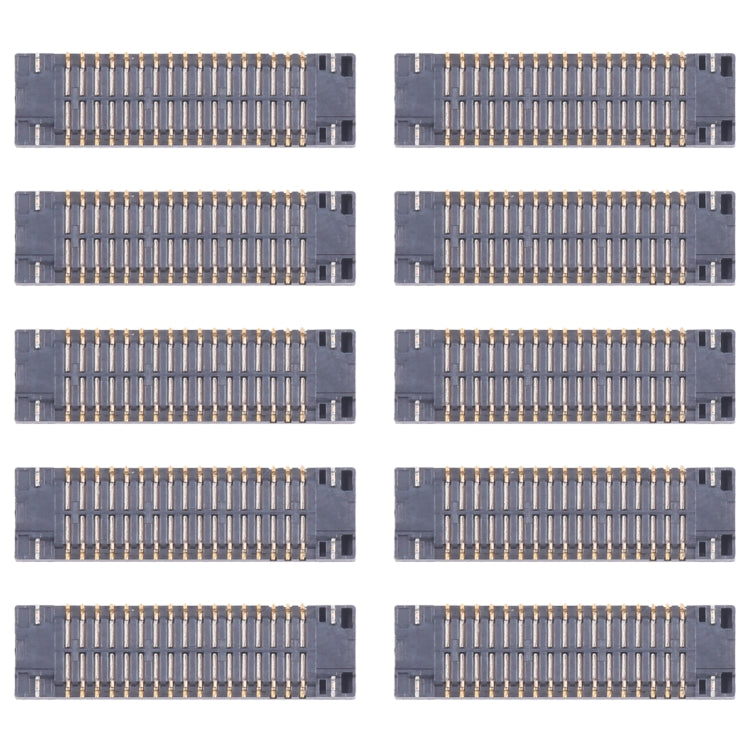 For Samsung Galaxy A03s SM-A037F 10pcs Motherboard LCD Display FPC Connector - Galaxy A Series Parts by buy2fix | Online Shopping UK | buy2fix