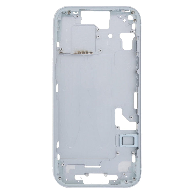 For iPhone 15 Middle Frame Bezel Plate with Side Keys + Card Tray, Version:US Version(Blue) - LCD Related Parts by buy2fix | Online Shopping UK | buy2fix