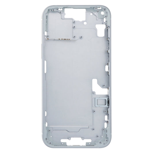 For iPhone 15 Plus Middle Frame Bezel Plate with Side Keys + Card Tray, Version:CE EU Version(Blue) - LCD Related Parts by buy2fix | Online Shopping UK | buy2fix