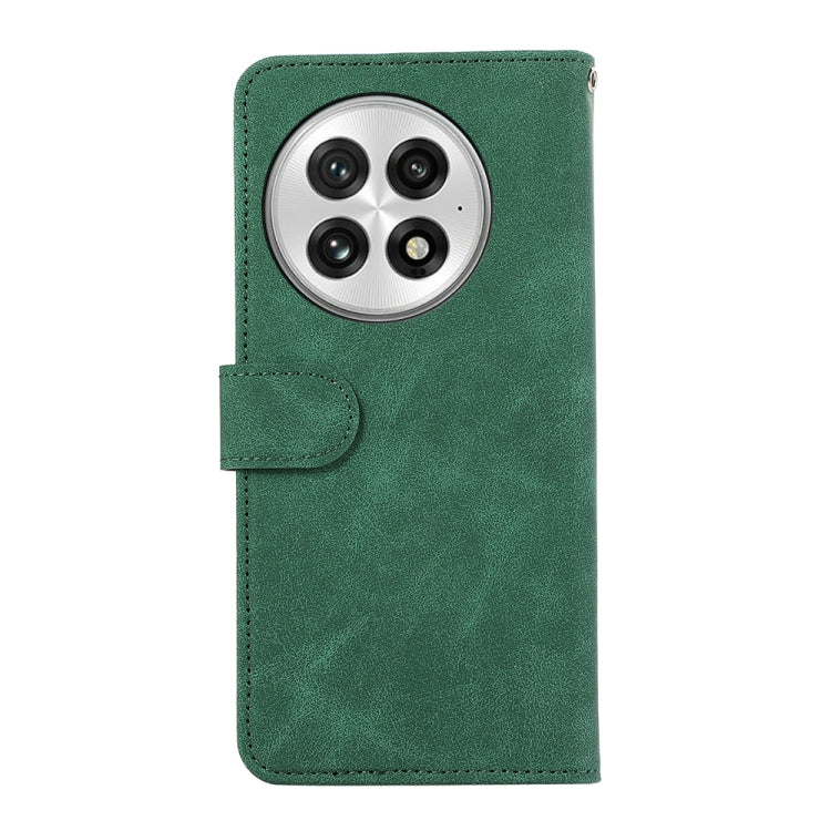 For OnePlus 13 ABEEL Color Block Magnetic RFID Leather Phone Case(Green-Black) - OnePlus Cases by buy2fix | Online Shopping UK | buy2fix