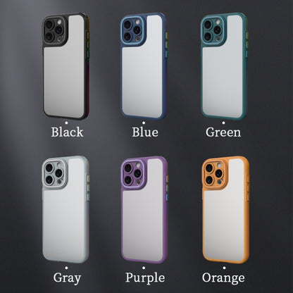 For iPhone 16 Pro Max Bodyguard Micro Matte PC Hybrid TPU Phone Case(Purple) - iPhone 16 Pro Max Cases by buy2fix | Online Shopping UK | buy2fix