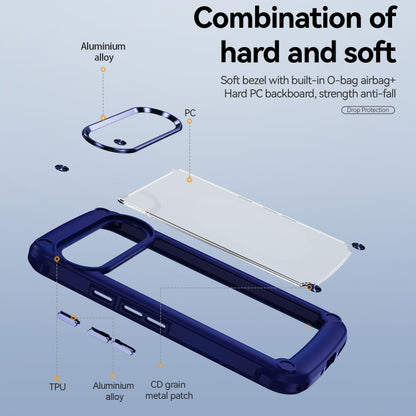 For Google Pixel 9 / 9 Pro TPU + PC Lens Protection Phone Case(Blue) - Google Cases by buy2fix | Online Shopping UK | buy2fix