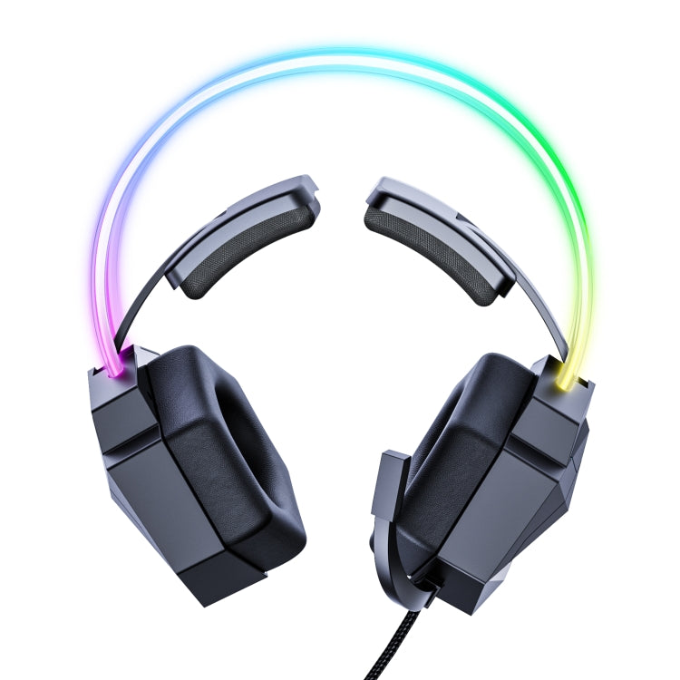 ONIKUMA X20 RGB Colorful Head-mounted Wired Gaming Earphone, Length: 1.8m - Multimedia Headset by ONIKUMA | Online Shopping UK | buy2fix