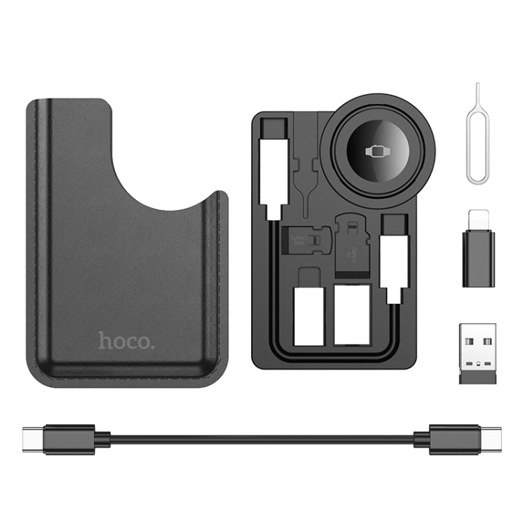 hoco CW58 Multifunctional Watch Wireless Charger for Apple Watch(Black) - Charger / Holder by hoco | Online Shopping UK | buy2fix