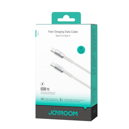 JOYROOM S-A51 Cutting-Edge Series 3A Fast Charging Data Cable, Type-C to Type-C Cable, Length: 1.2m(Light Gray) - USB-C & Type-C Cable by JOYROOM | Online Shopping UK | buy2fix