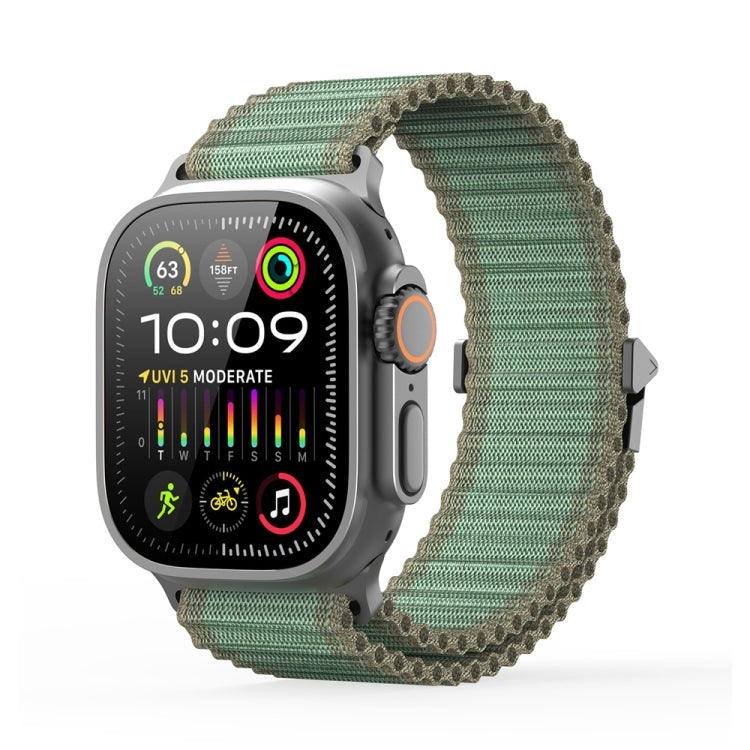 For Apple Watch Ultra 49mm DUX DUCIS YC Series Ocean Nylon Watch Band(Green) - Watch Bands by DUX DUCIS | Online Shopping UK | buy2fix