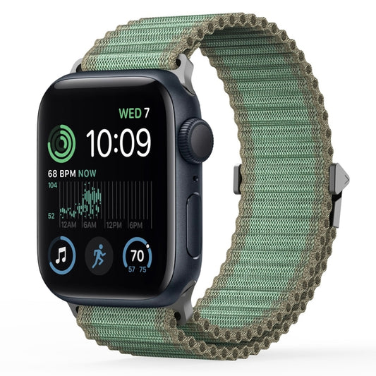 For Apple Watch SE 2022 40mm DUX DUCIS YC Series Ocean Nylon Watch Band(Green) - Watch Bands by DUX DUCIS | Online Shopping UK | buy2fix