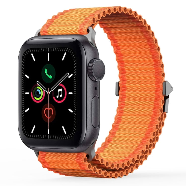 For Apple Watch Series 5 40mm DUX DUCIS YC Series Ocean Nylon Watch Band(Orange) - Watch Bands by DUX DUCIS | Online Shopping UK | buy2fix