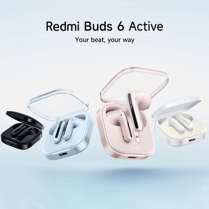 Original Xiaomi Redmi Buds 6 Active BT5.4 In-ear True Wireless Earbuds(White) - In Ear Wired Earphone by Xiaomi | Online Shopping UK | buy2fix