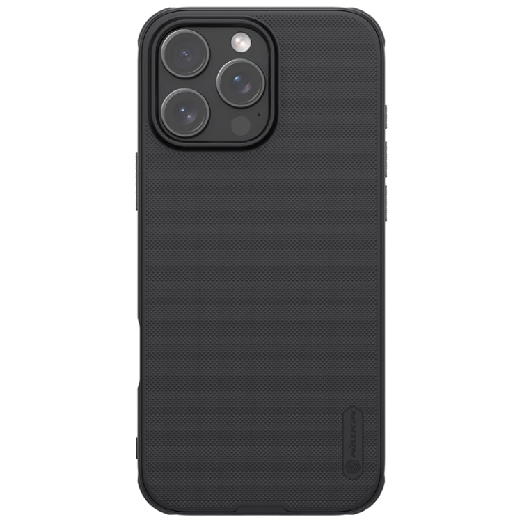 For iPhone 16 Pro NILLKIN Frosted Shield Pro PC + TPU Phone Case(Black) - iPhone 16 Pro Cases by NILLKIN | Online Shopping UK | buy2fix