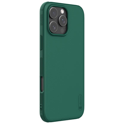 For iPhone 16 Pro NILLKIN Frosted Shield Pro PC + TPU Phone Case(Green) - iPhone 16 Pro Cases by NILLKIN | Online Shopping UK | buy2fix