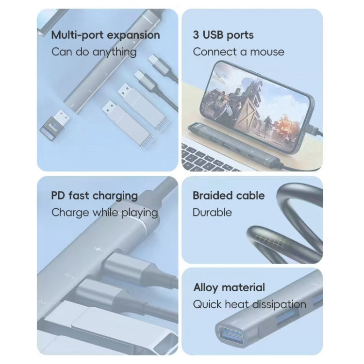 2 Type-C, 3 USB Multifunctional HUB Docking Station - USB HUB by buy2fix | Online Shopping UK | buy2fix